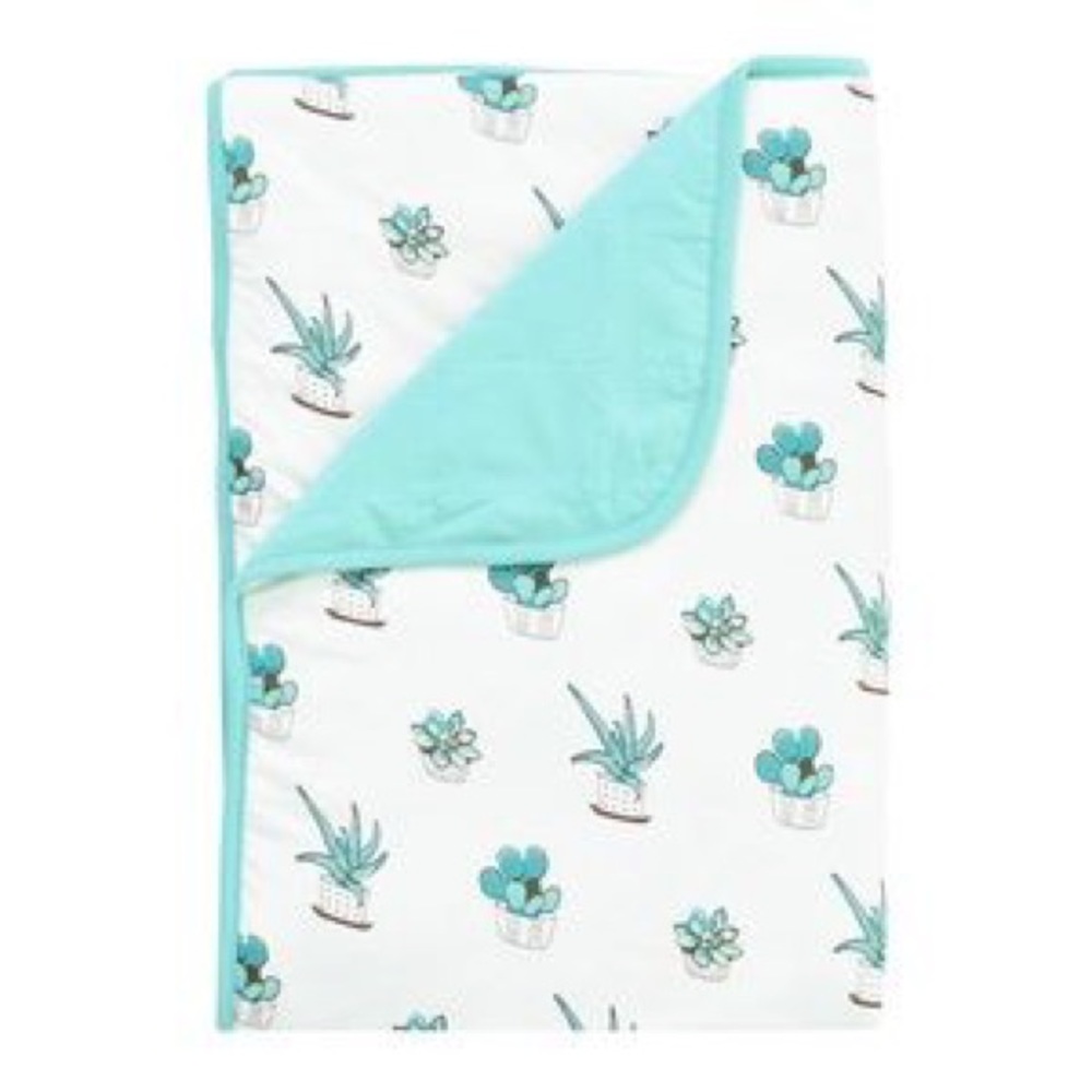🌵NWT Kyte Succulent Toddler Blanket🌵
